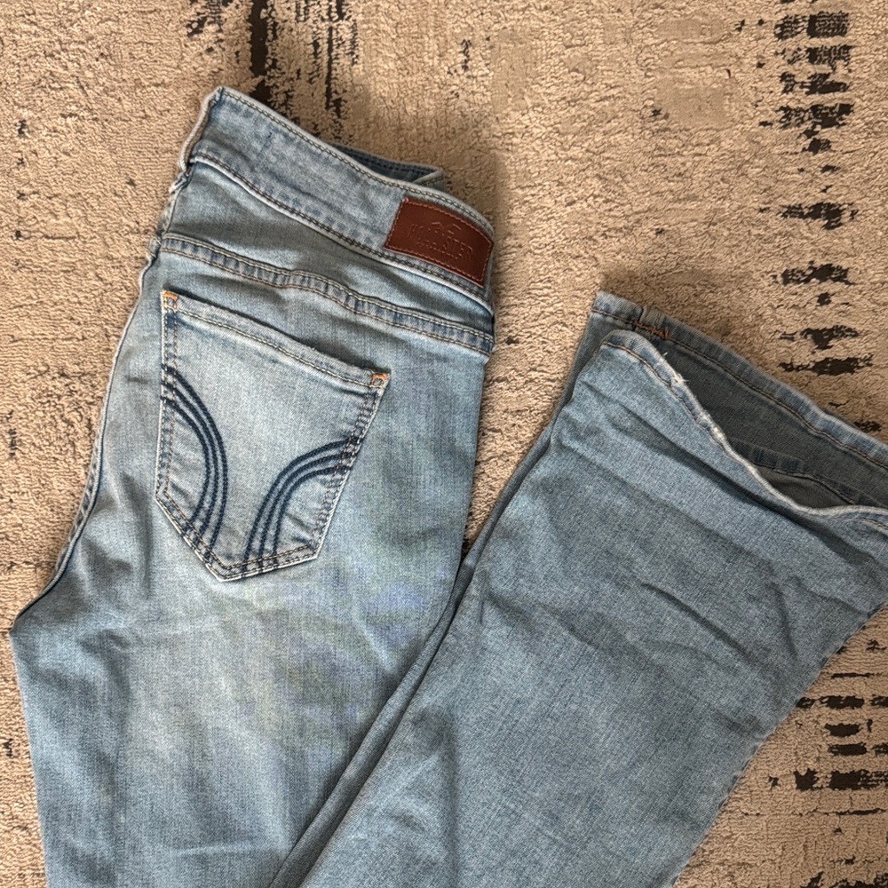 Hollister Light Blue Boot Cut Jeans